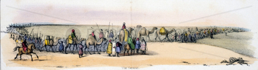 'The Caravan'  c 1845.