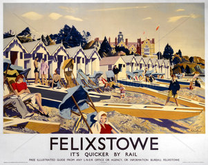 Felixstowe  LNER poster  1923-1947.