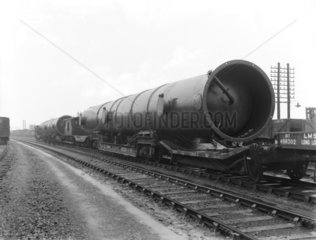 Large load at St Pancras Station  London  c 1939.