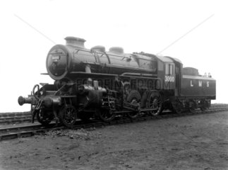 Ivatt 4MT locomotive of the LMS 3000 class  Derby  13th December 1947.