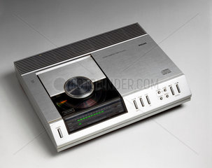 Early compact disc player  1983.