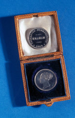 Medal commemorating the life of Thomas Graham  1869.