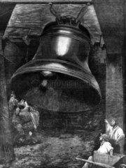 Testing bell for St Paul’s Cathedral  1882.