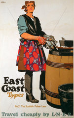 ‘The Scottish Fisher Lass’  LNER poster  1931.