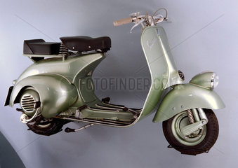 'Vespa' 125 scooter  made by Piaggio  Italy  1948.