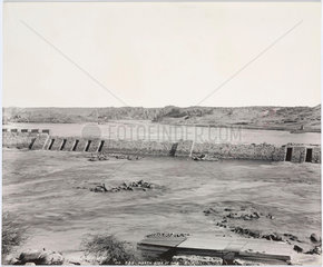 ‘North side of dam’  Aswan  Egypt  September 1901.