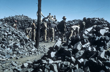Asbestos mine  Prieska  South Africa  1955-1960.