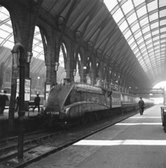 Silver Link at King's Cross station  1938.