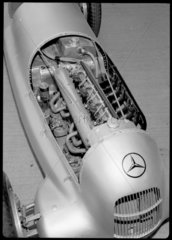Engine of a Mercedes-Benz W25 GP racing car  1930s.