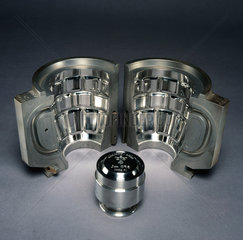 Stainless steel mould for beer glass  c 1996.