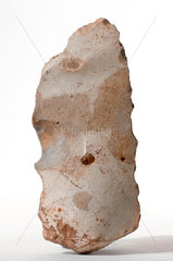 Flint knife and scraper  British  Stone Age  8500-2000 BC.