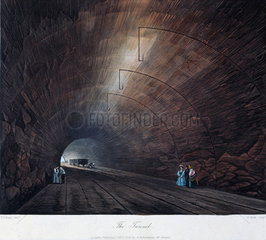 'The Tunnel'  Liverpool & Manchester Railway  1831.