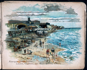 'Ramsgate Sands Station. London  Chatham an