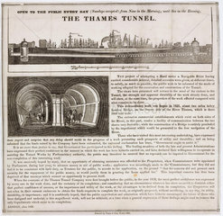 ‘The Thames Tunnel’  London  1832.
