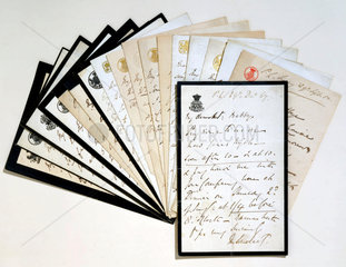 Letters to Charles Babbage from the Duchess of Somerset  mid 19th century.