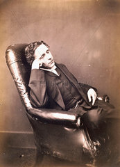 Lewis Carroll  English writer  self-portrait  c 1860s.