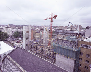 Construction of the Wellcome Wing at the Science Museum  London  1998.