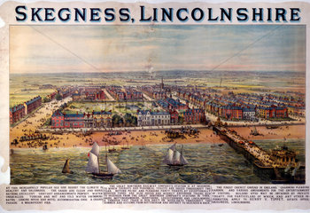 ‘Skegness  Lincolnshire’  GNR poster  c 1900s.
