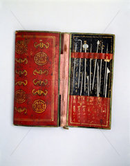 Surgical instrument set  Chinese  18th-19th century.