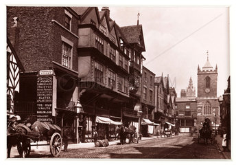 'Chester  Bridge Street'  c 1880.