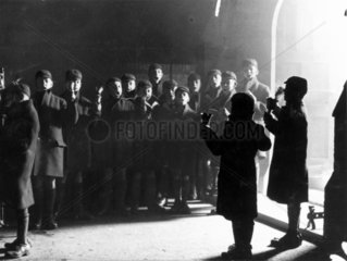Orphan carol singers  13 December 1930.