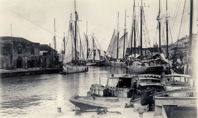 Harbour  West Indies  19th century.