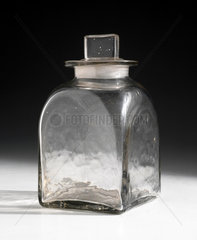 Bottle used in first preparation of viscose rayon  1892.
