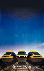 'Inter-City 125  the Journey Shrinker’  BR poster  1979.