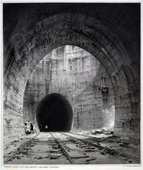 ‘Great Ventilating Shaft  Kilsby Tunnel’  Northamptonshire  1838.