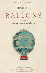 Title page of Tissandier’s book on ballooning  1887.