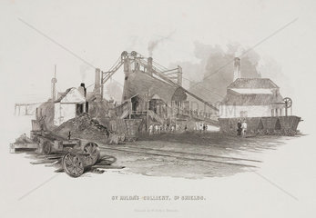 St Hilda’s Colliery  South Shields  Tyne and Wear  1844.