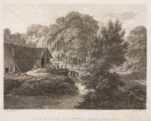 ‘An iron work at Downton  Herefordshire’  19th century.