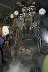 The footplate of the ‘Flying Scotsman’  31 August 2004.