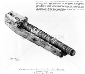 Wrought-iron breech-loading gun and carriag