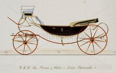 Design for a carriage  1841-1900.