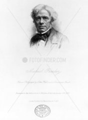 Michael Faraday  English physicist  c 1860.