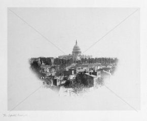 The Capitol  Washington DC  USA  c 1863.