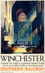 ‘Winchester’  Southern Railway poster  1935.