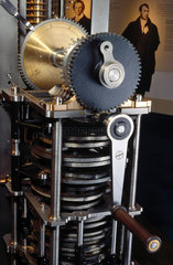 The handle mechanism of Babbage's Difference Engine No 2  1991.