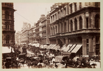 'Cheapside  London  Looking West'  c 1890.