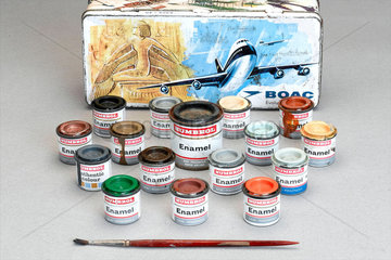 BOAC 'Evolution of Flight' paintbox  1969-1970.