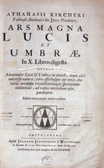 Title page from Kircher's 'Ars Magna Lucis Et Umbrae'  1646.