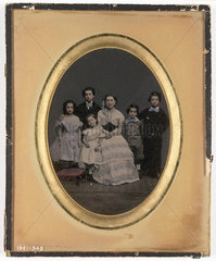 A family group  c 1860.