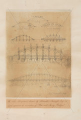 Bow and string girder bridge  1796.