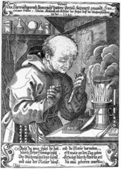 Berthold Schwarz  German Franciscan monk  c 1380.