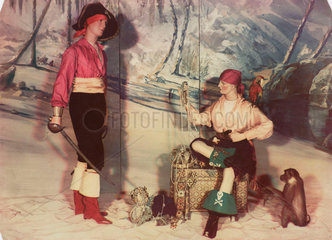Dummies dressed as pirates  c 1935.