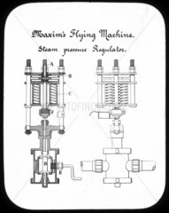 Steam pressure regulator from Maxim's flying machine  1894.