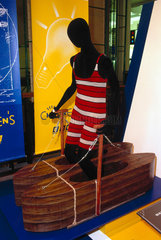 Boat shoes for walking on water  Science Museum  London  1993.
