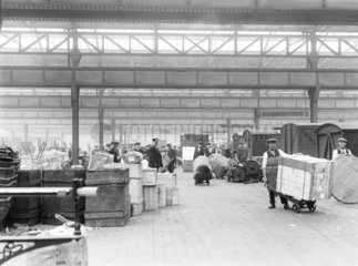 Oldham Road goods depot  Manchester  c 1924.