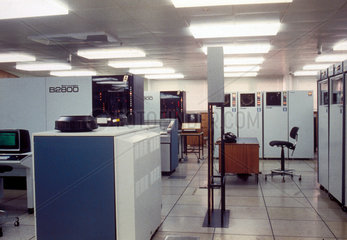 Mainframe computer at Lloyds Bank Computer Institute  mid 1970s.